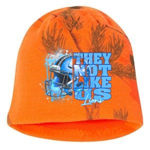 They Not Like Us Lions Grit Kati - Camo Knit Beanie