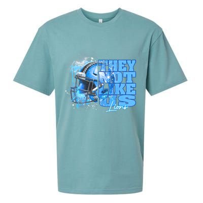They Not Like Us Lions Grit Sueded Cloud Jersey T-Shirt