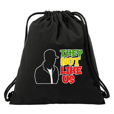 They Not Like Us Drawstring Bag