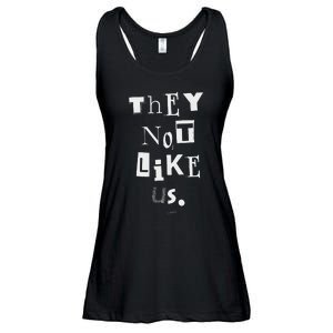 They Not Like Us Bold Statement Design Ladies Essential Flowy Tank