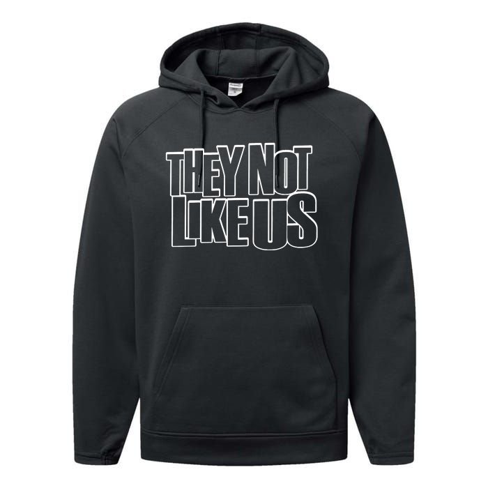 They Not Like Us Kendrick Performance Fleece Hoodie