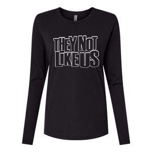 They Not Like Us Kendrick Womens Cotton Relaxed Long Sleeve T-Shirt