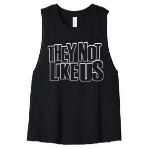 They Not Like Us Kendrick Women's Racerback Cropped Tank