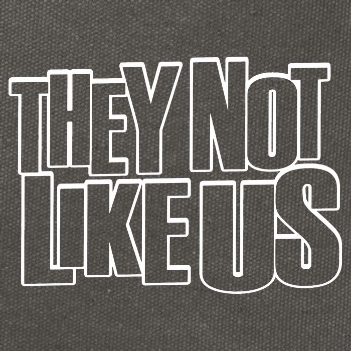 They Not Like Us Kendrick Cotton Canvas Backpack