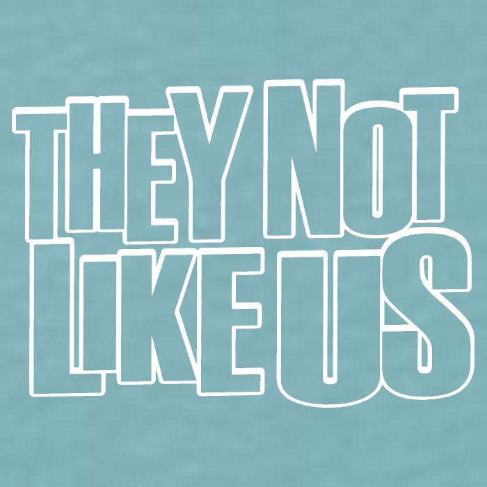 They Not Like Us Kendrick Sueded Cloud Jersey T-Shirt