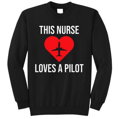 This Nurse Loves A Pilot Cute Couple Sweatshirt