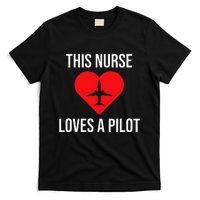 This Nurse Loves A Pilot Cute Couple T-Shirt