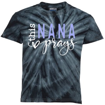 This Nana Love Prays Kids Tie-Dye T-Shirt