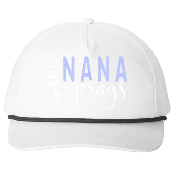 This Nana Love Prays Snapback Five-Panel Rope Hat