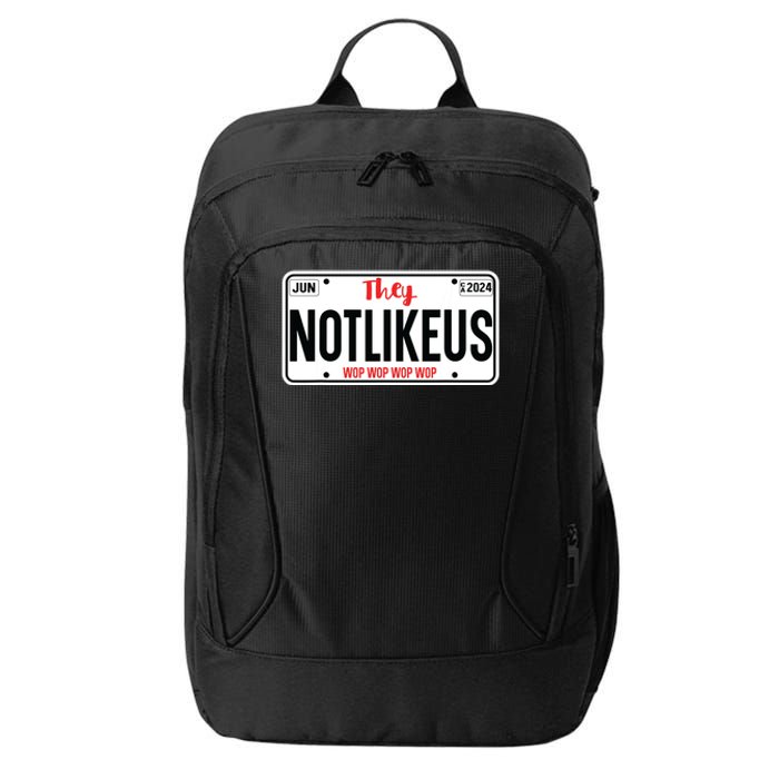 They Not Like Us Ca License Plate Hip Hop Lover City Backpack