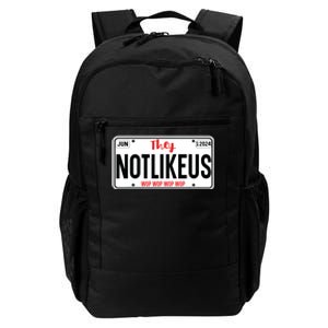 They Not Like Us Ca License Plate Hip Hop Lover Daily Commute Backpack