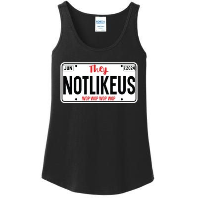 They Not Like Us Ca License Plate Hip Hop Lover Ladies Essential Tank