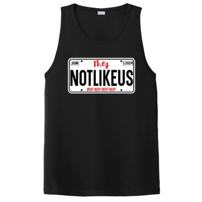 They Not Like Us Ca License Plate Hip Hop Lover PosiCharge Competitor Tank