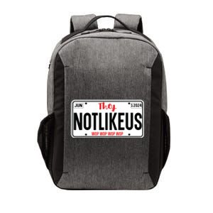 They Not Like Us Ca License Plate Hip Hop Lover Vector Backpack