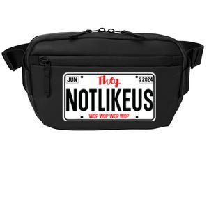 They Not Like Us Ca License Plate Hip Hop Lover Crossbody Pack