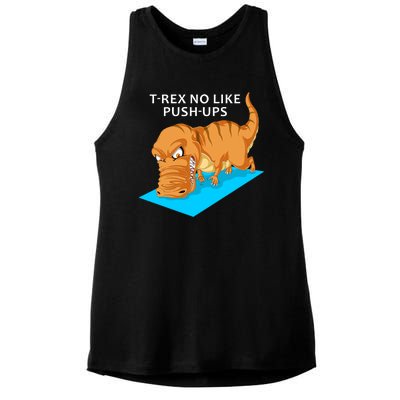 Trex No Like Pushups Ladies PosiCharge Tri-Blend Wicking Tank