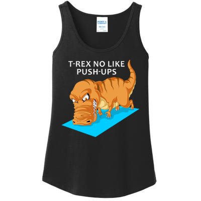 Trex No Like Pushups Ladies Essential Tank