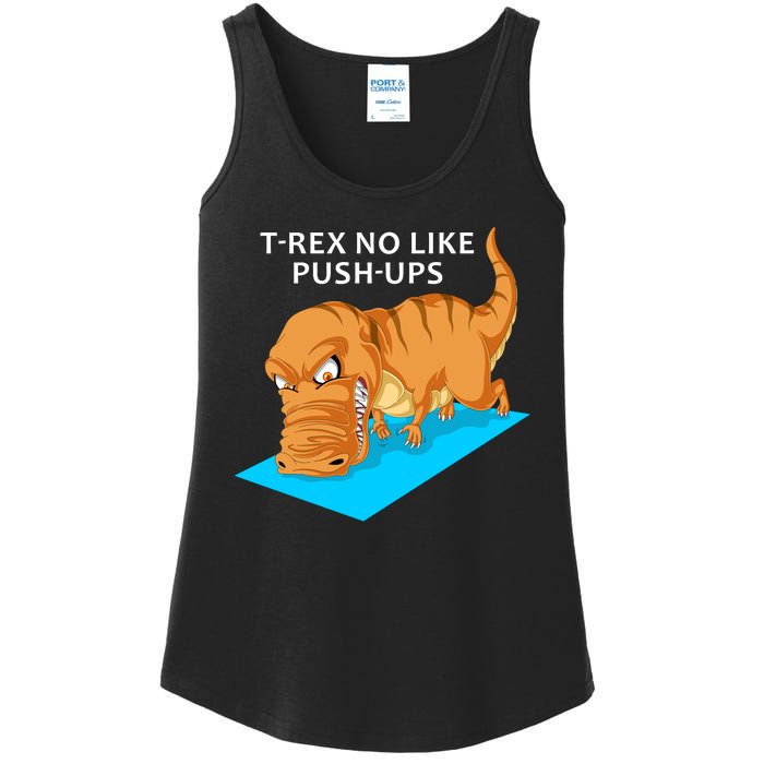 Trex No Like Pushups Ladies Essential Tank