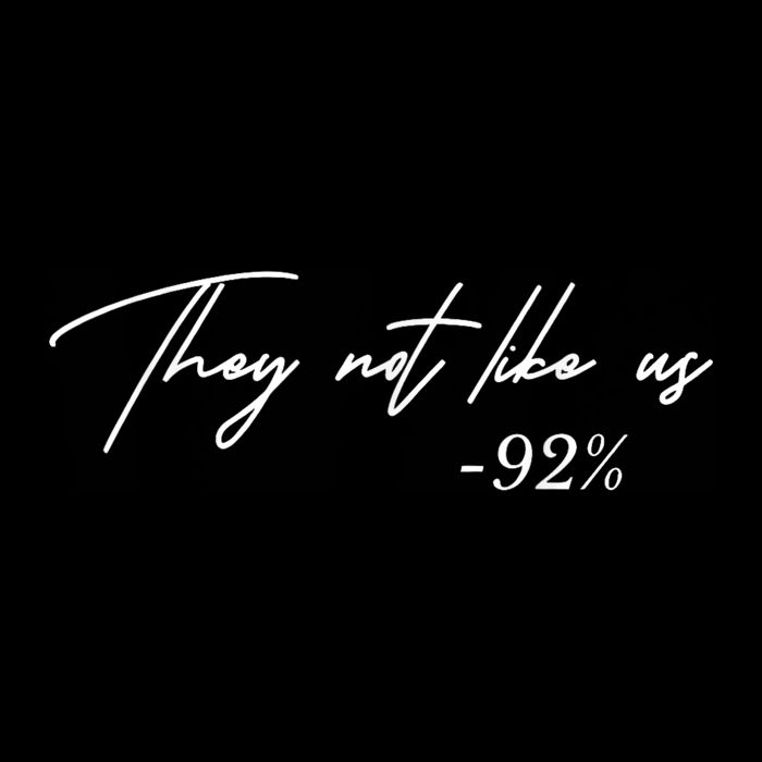 They Not Like Us 92% Bold Statement Design 16 in Basic Backpack