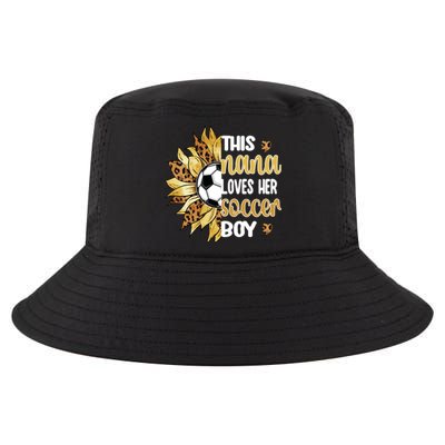 This Nana Loves Her Soccer Boy Soccer Player Grandma Nana Meaningful Gift Cool Comfort Performance Bucket Hat