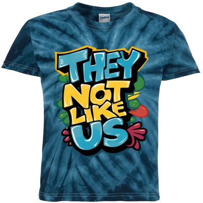 They Not Like Us Kids Tie-Dye T-Shirt