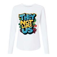 They Not Like Us Womens Cotton Relaxed Long Sleeve T-Shirt