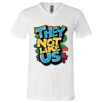 They Not Like Us V-Neck T-Shirt