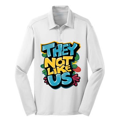 They Not Like Us Silk Touch Performance Long Sleeve Polo