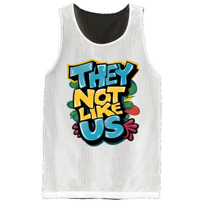 They Not Like Us Mesh Reversible Basketball Jersey Tank