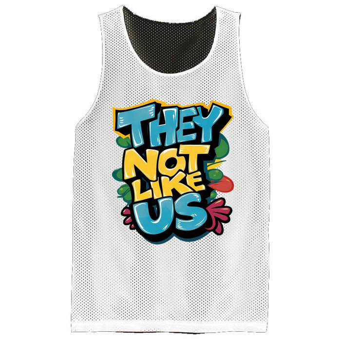 They Not Like Us Mesh Reversible Basketball Jersey Tank