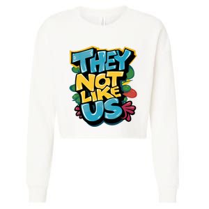 They Not Like Us Cropped Pullover Crew