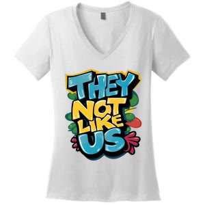 They Not Like Us Women's V-Neck T-Shirt