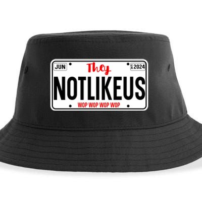 They Not Like Us  Ca License Plate Hip Hop Lover Sustainable Bucket Hat