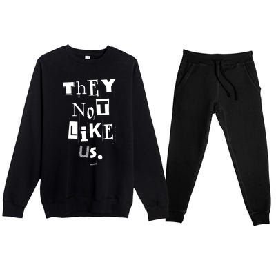 They Not Like Us Premium Crewneck Sweatsuit Set