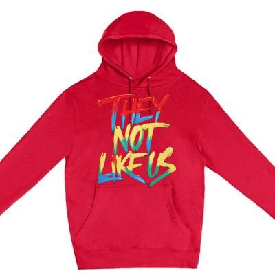 They Not Like Us Premium Pullover Hoodie