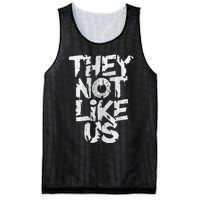 They Not Like Us Mesh Reversible Basketball Jersey Tank