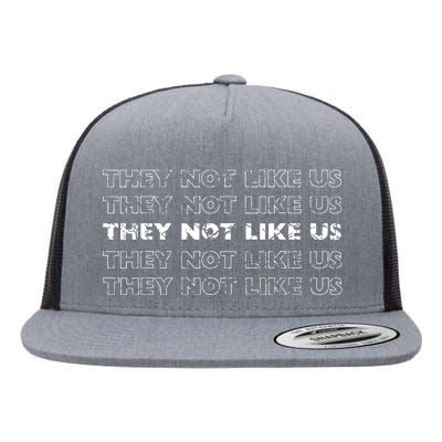 They Not Like Us Flat Bill Trucker Hat