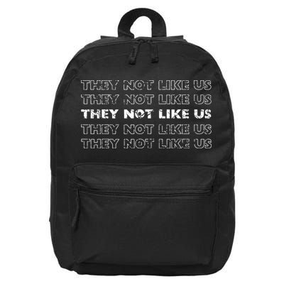 They Not Like Us 16 in Basic Backpack