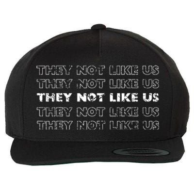 They Not Like Us Wool Snapback Cap