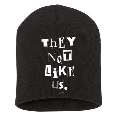 They Not Like Us Short Acrylic Beanie