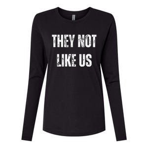 They Not Like Us Ov Hoe Ov Ho Womens Cotton Relaxed Long Sleeve T-Shirt