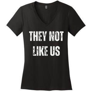 They Not Like Us Ov Hoe Ov Ho Women's V-Neck T-Shirt