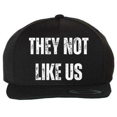 They Not Like Us Ov Hoe Ov Ho Wool Snapback Cap