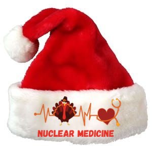 Thanksgiving Nuclear Medicine Doctor Stethoscope Turkey Gift Premium Christmas Santa Hat