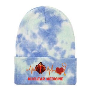 Thanksgiving Nuclear Medicine Doctor Stethoscope Turkey Gift Tie Dye 12in Knit Beanie