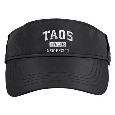Taos New Mexico Nm Vintage Sports Adult Drive Performance Visor
