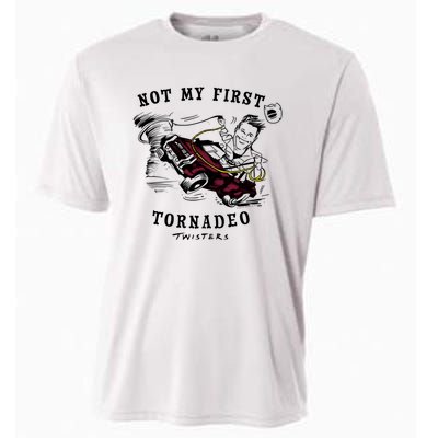 Twisters Not My First Tornadeo Twisters 2024 Cooling Performance Crew T-Shirt