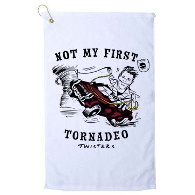 Twisters Not My First Tornadeo Twisters 2024 Platinum Collection Golf Towel