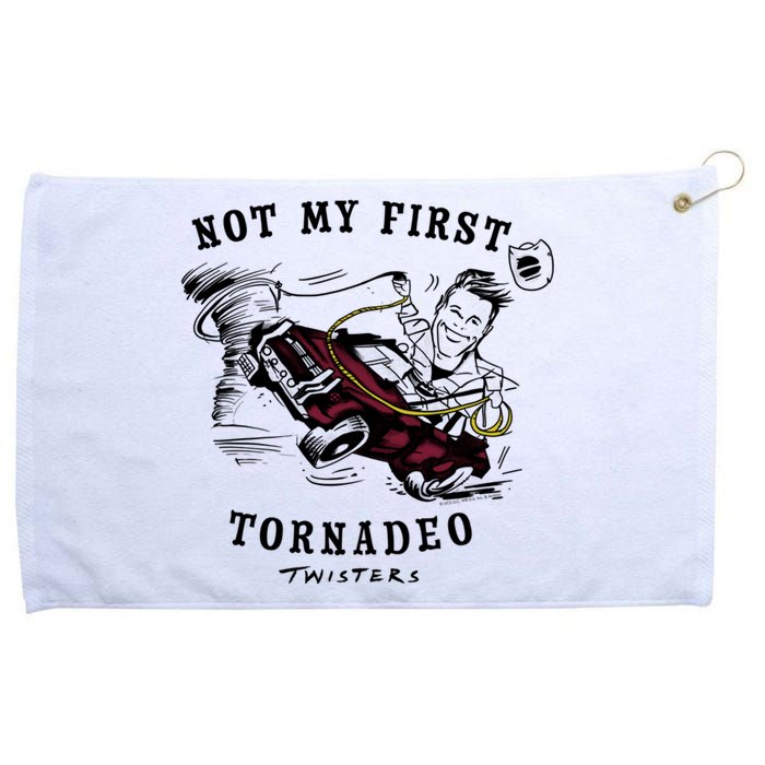 Twisters Not My First Tornadeo Twisters 2024 Grommeted Golf Towel