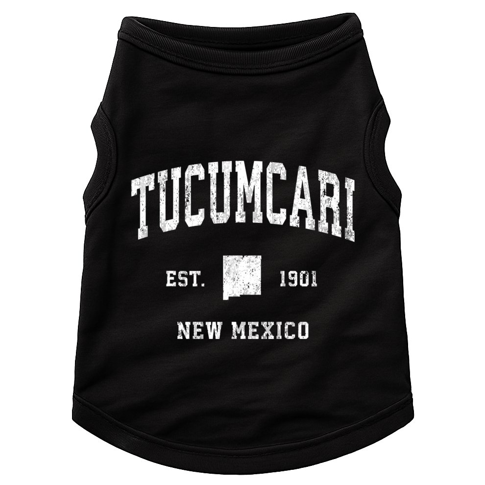 Tucumcari New Mexico Nm Vintage Athletic Sports Doggie Tank